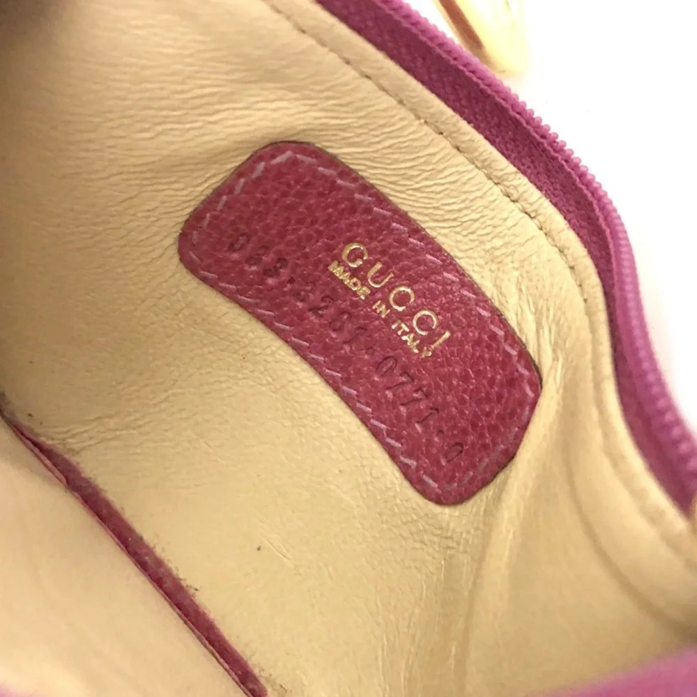 Gucci Red Leather Key/Coin Pouch - Picture 8 of 8